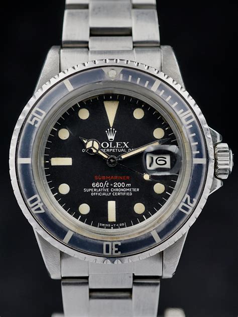 1975 rolex submariner|rolex submariner red dial.